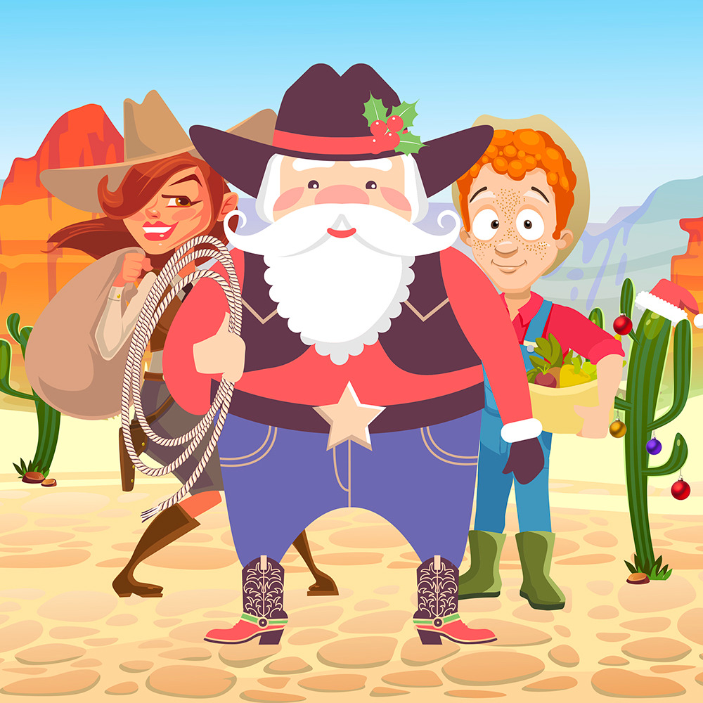 Texte de théâtre western